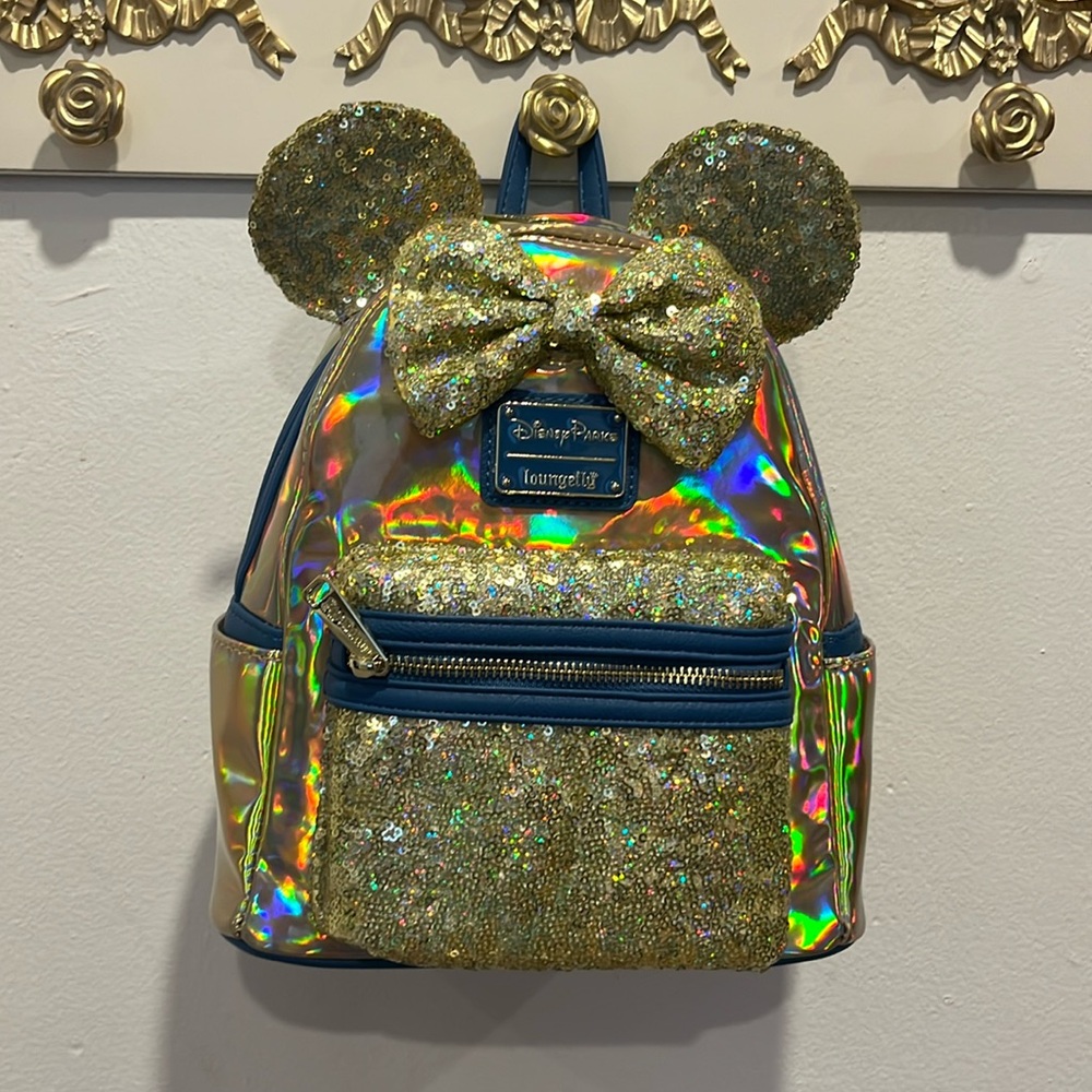 NWT 50th Anniversary EARidescent Shimmer Backpack